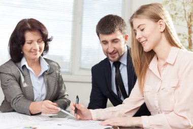 Mimarlar ve tasarımcılar ofis takımı