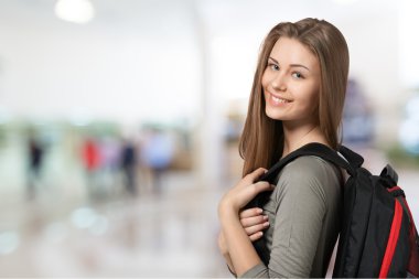 Genç Bayan üniversite öğrencisi