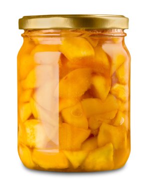 Şeftali Reçeli Cam Kavanoz 