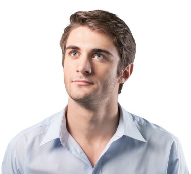 kendinden emin yakışıklı işadamı 