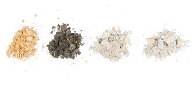 göz farı ezilmiş kozmetik izole