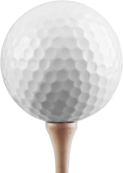 Golfbal geïsoleerd — Stockfoto