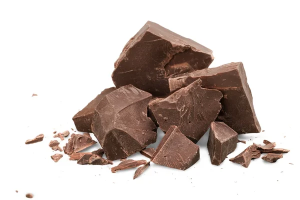 Pyszne czekoladki na białym tle — Zdjęcie stockowe