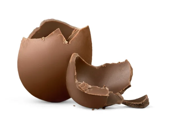 Oeuf de Pâques au chocolat — Photo
