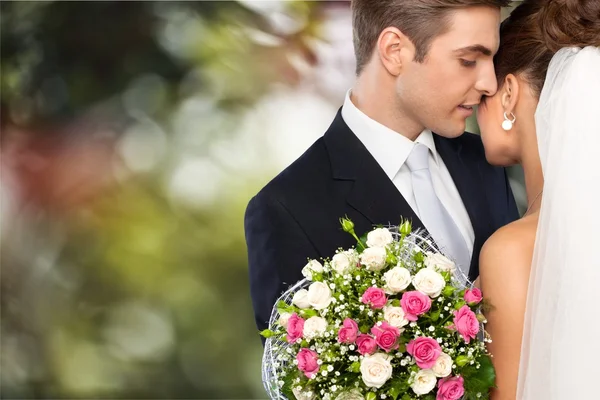 Casado jovem casal — Fotografia de Stock