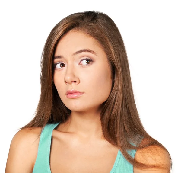 Joven mujer sonriendo — Foto de Stock