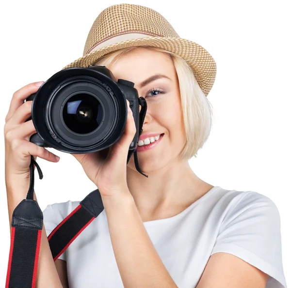 Oman-photographer takes images — Stock Photo, Image