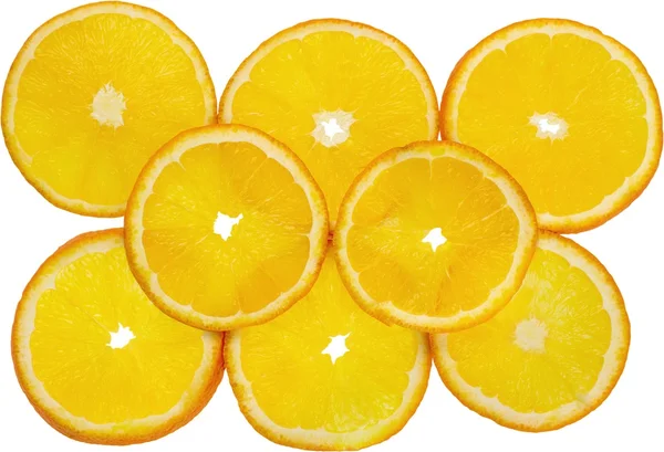 Frisch geschnittene Orangen — Stockfoto