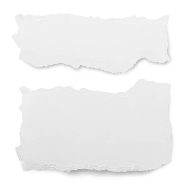 Papel isolado sobre fundo branco — Fotografia de Stock