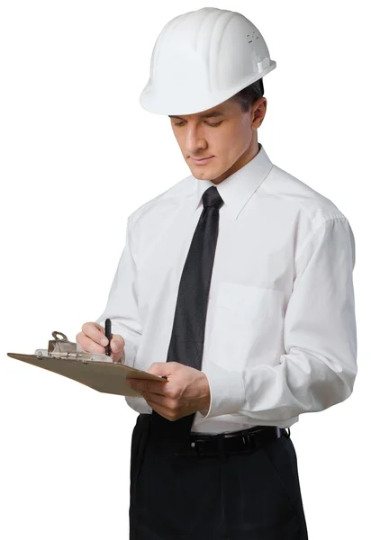 Handsome safety inspector — Stock Photo, Image