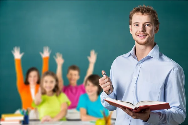 Young male teacher — Stock Photo, Image