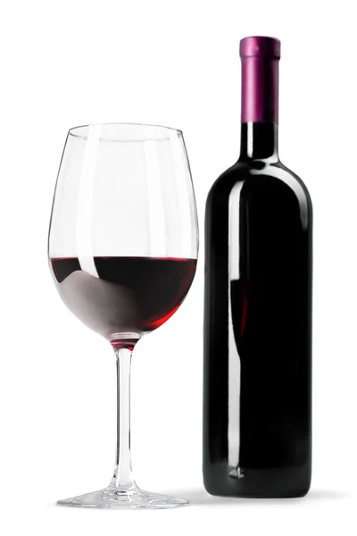 Wine in Bottle and Glass — Stock Photo, Image