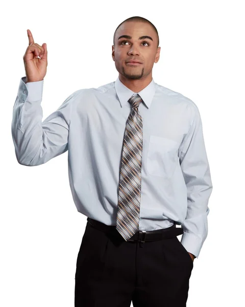 Smiling handsome businessman — Stock Photo, Image