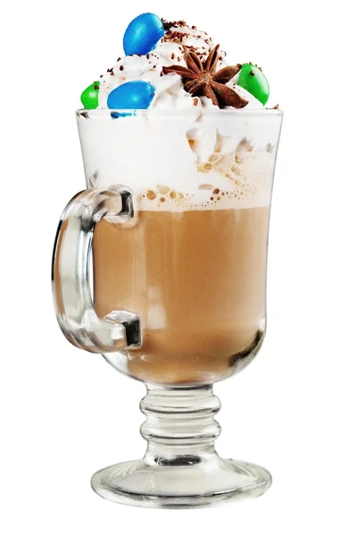 Tasse Kaffee mit Milch — Stockfoto