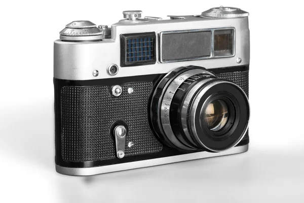 Old camera on background — Stock Photo, Image