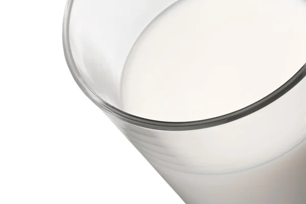 Glas Milch isoliert — Stockfoto