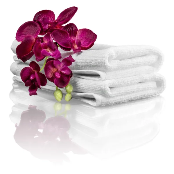 Pile de serviettes moelleuses — Photo