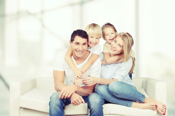 Beautiful Lovely family — Stock Photo, Image