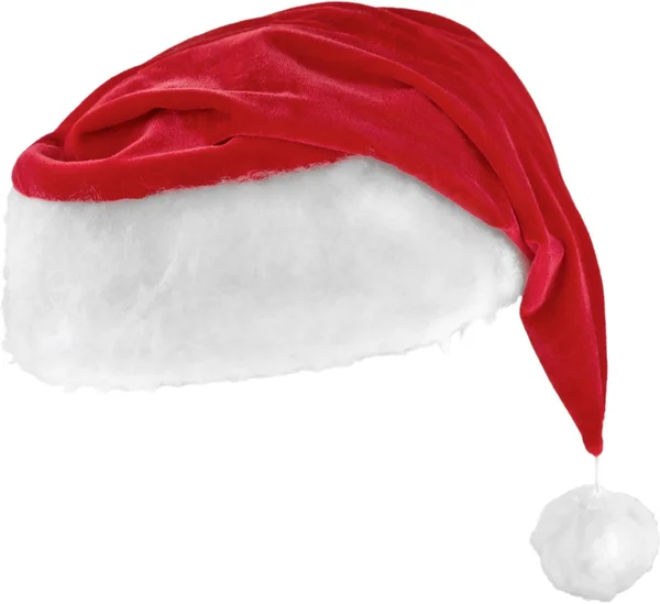 Cappello Babbo Natale rosso isolato — Foto Stock