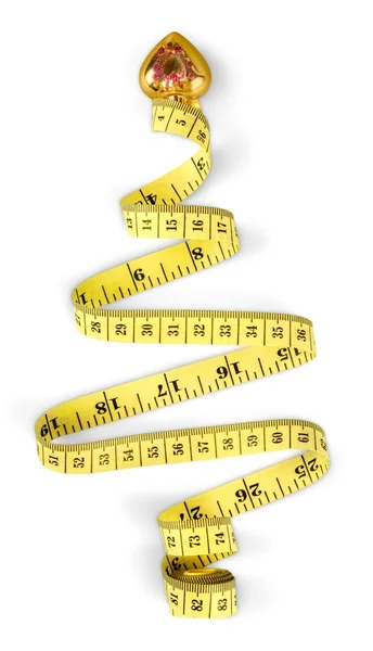 Measuring tape isolated — Stock Photo, Image