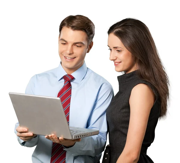 Portrait of  happy business team — Stock Photo, Image