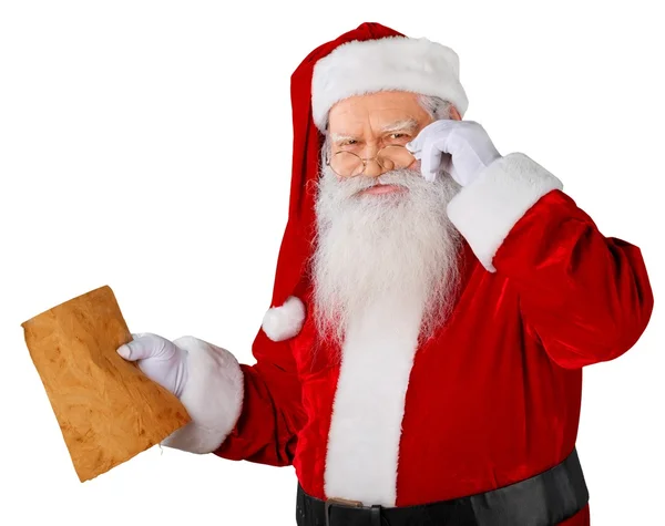 Uśmiechnięty Święty Mikołaj — Zdjęcie stockowe