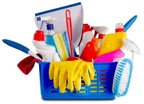 House cleaning equipment stock image. Image of bottle - 84513259