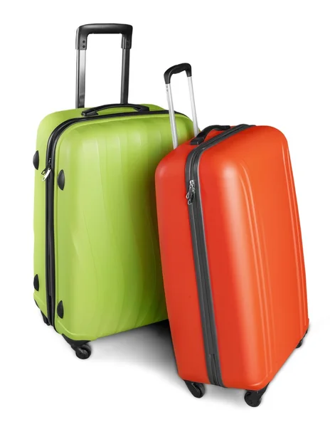 Large suitcases on background — Stock Photo, Image