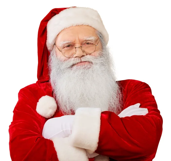 Retrato de Santa Claus sonriente —  Fotos de Stock