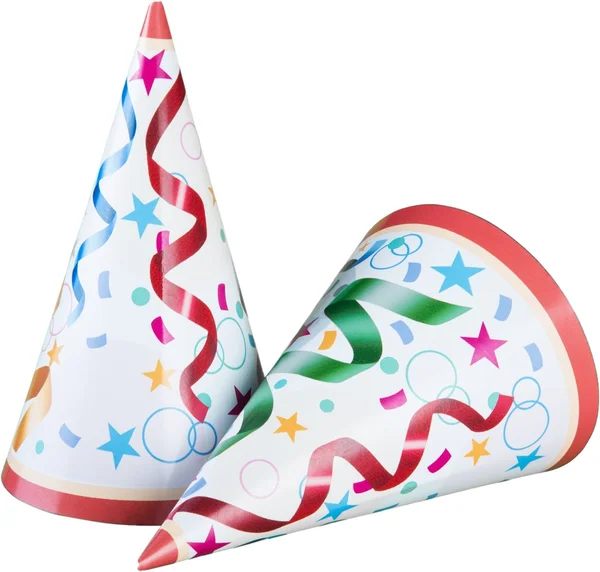 Party hats isolated — Stock Photo, Image