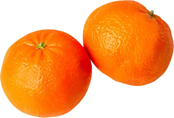 절연 된 두 개의 오렌지 — 스톡 사진