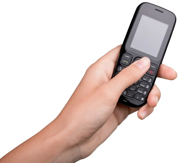 Telefono cellulare a mano — Foto Stock