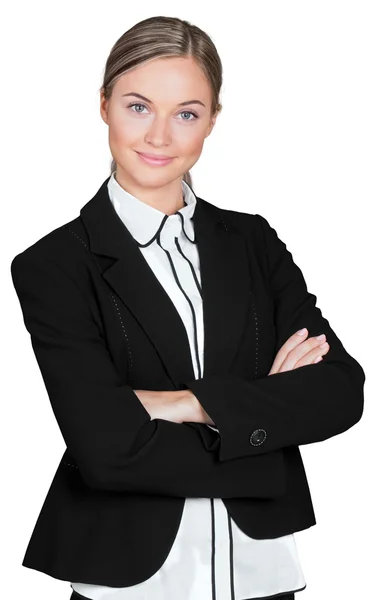 Belo retrato de mulher de negócios — Fotografia de Stock