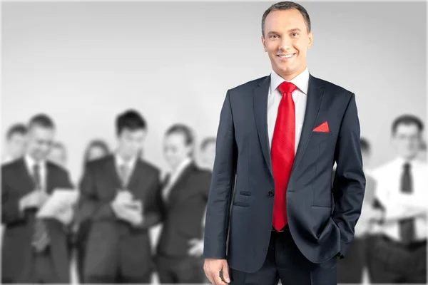 Portrait of happy businessman — Stock Photo, Image