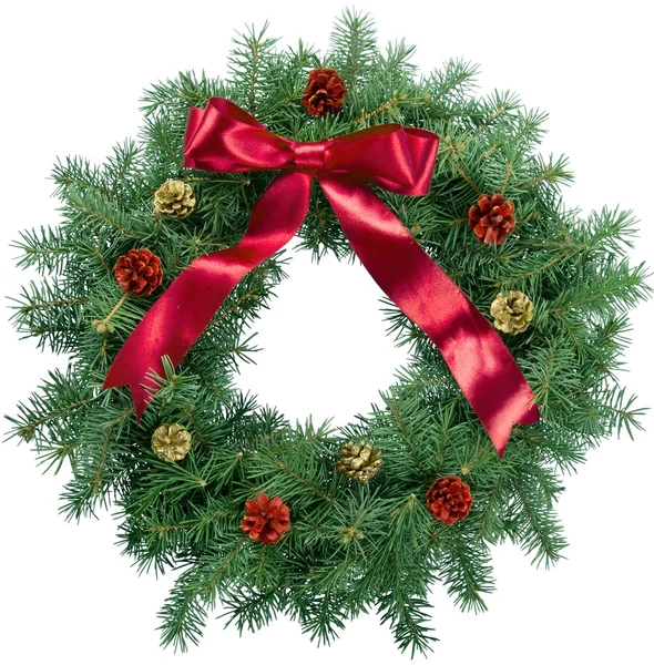 Decorative Christmas wreath — Stock Photo, Image