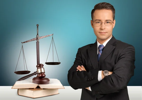 Schöner kaukasischer Anwalt — Stockfoto