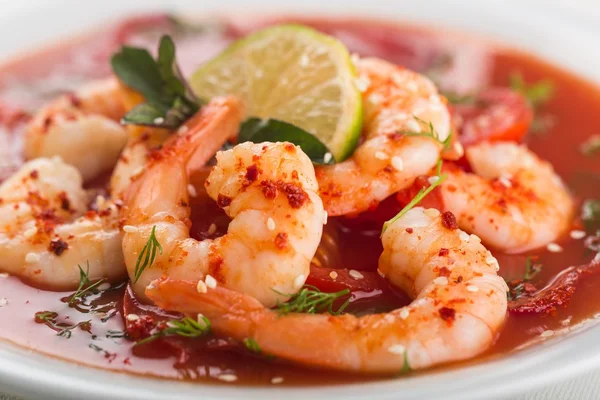 Tasty Homemade shrimps Royalty Free Stock Images