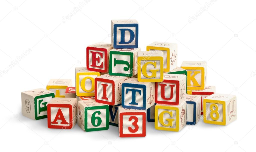 toy blocks with letters