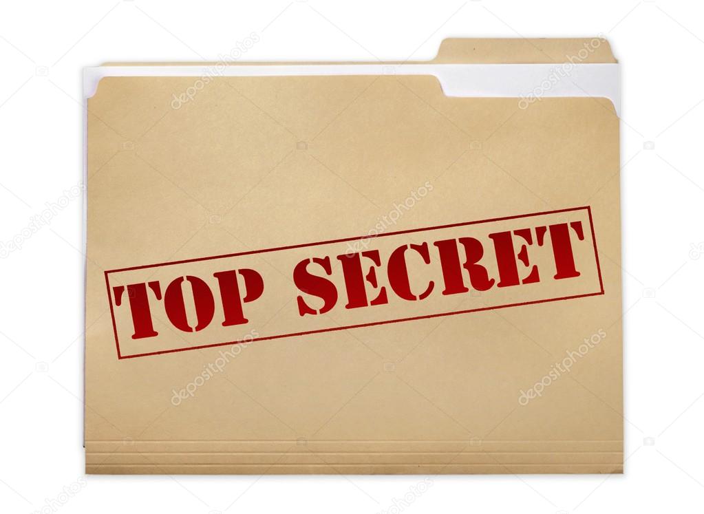 Folder With The Faded Words Top Secret Stock Photo By C Billiondigital