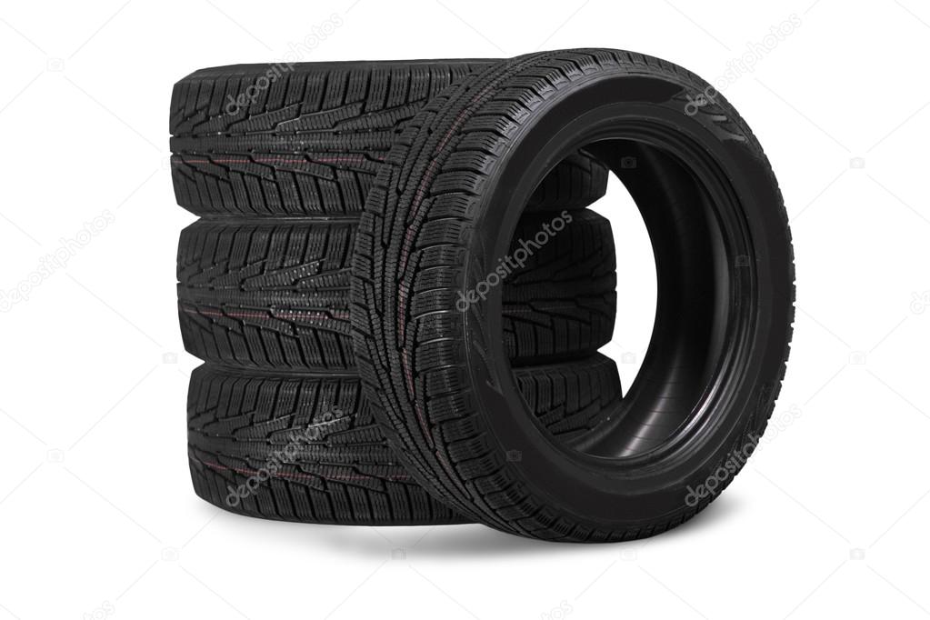 Tires objects isolated