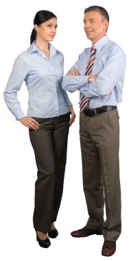 Yakışıklı genç iş adamları