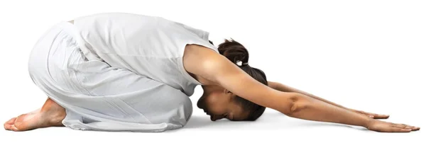 Young woman doing Yoga — Stock Photo, Image