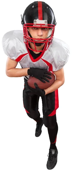 Football joueur avec le ballon — Photo