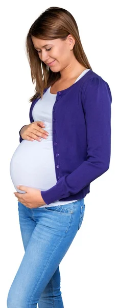 Jeune femme enceinte — Photo