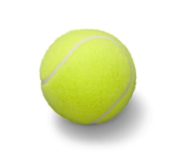 Теннисный мяч изолирован — стоковое фото