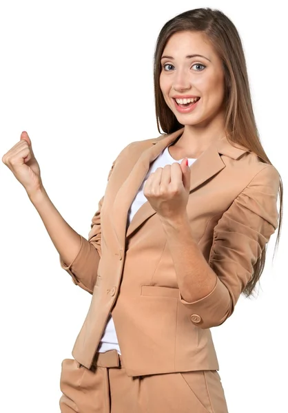 Retrato de una joven empresaria — Foto de Stock