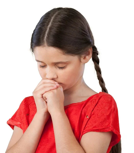 Cute Little Girl Praying Stock Photo by ©billiondigital 355588110