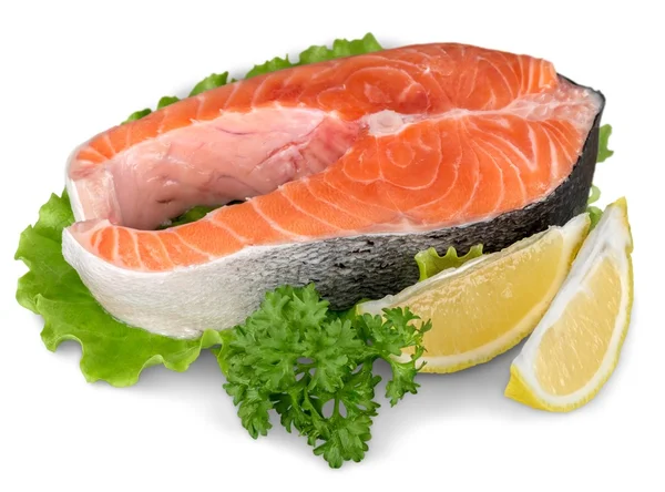 Fresh raw salmon — Stock Photo, Image