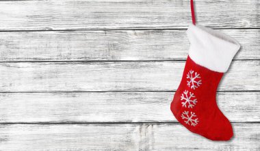 Noel Baba'nın Kırmızı çorap. 