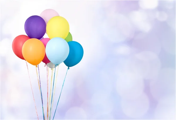 Manojo de globos de colores —  Fotos de Stock